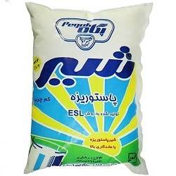 پگاه شیر نایلونی 800 گرم کم چرب 